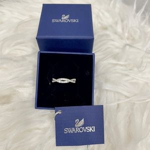 Swarovski Infinity ring